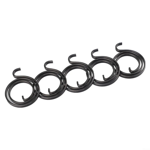 Black Stainless Steel 2.5 Turn Door Knob Spring Replacement Kit For Interior Handles Restores Tension Fits 19mm Id Hardware Repair Fix, 10-piece