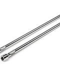 Half Inch Drive Extension Set, 18 And 24 Inch Lengths, Knurled Grip For Easy Start, Chrome Plated and Corrosion Resistant Tools