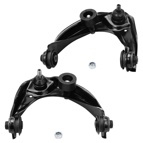 Upgrade Your Ride With This 16PC Front Struts Control Arm Tie Rods Kit Perfect For Mazda 6 2003 Through 2008 Models Delivering Smooth Handling And Reliable Performance Without Breaking The Bank Or Ruining Your Vibe. black front control arm pair with bushings and ball joints for Mazda 6 suspension replacement