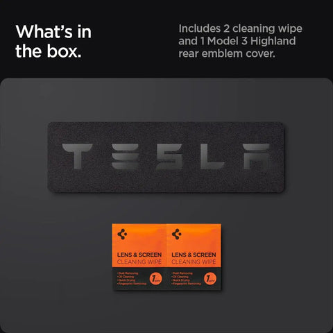 Tesla Model 3 Highland Rear Emblem Full Cover Sticker That Keeps Your Badge Looking Fresh Shields Logo From Scratches And Weather