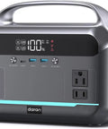 High Capacity 288Wh LiFePO4 Portable Power Station With 350W Continuous Output And 600W Surge 110V Pure Sine Wave AC Outlets