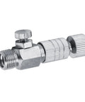 Durable 4 Pack 1/8 Inch Quick Connectors For Airbrush And Air Compressor With Swivel Coupler, metal air fitting close-up view