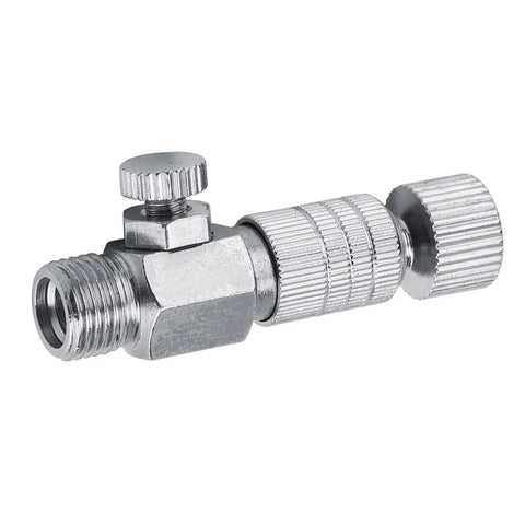Durable 4 Pack 1/8 Inch Quick Connectors For Airbrush And Air Compressor With Swivel Coupler, metal air fitting close-up view