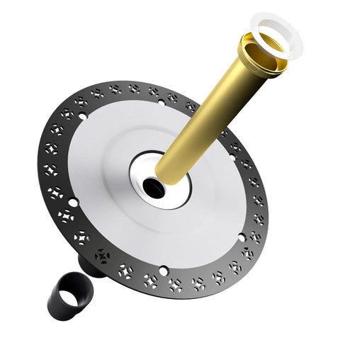 Freestanding Tub Drain Rough In Kit With 12 Inch Flange Base No Fuss Easy Install For Free Standing Tubs ABS And Brass Pipe CUPC Certified