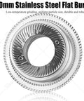 60mm stainless steel flat burrs for Top Notch Electric Coffee Grinder For Espresso Pour Over Drip French Press And Cold Brew.