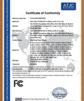 Certificate of Conformity for Beefy 24V 15A 360W DC Switching Power Supply SMPS with 110V 220V Universal Input