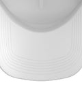 CNC Tools Vise Gauge Square Set Edge Machinist Trucker Hat With Adjustable Mesh Back, white foam front view.