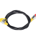 Heavy Duty Hydraulic Pressure Test Hose 2m 6ft 630Bar With PU Sheath Pro Grade Flexible Hose M16x2 Fittings And BSP One Quarter Inch Connector