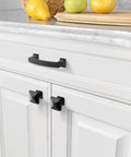 Matte Black 3 Inch Cabinet Pulls 10 Pack With 76mm Hole Centers Kitchen Cabinet Hardware Handles for Cabinets Cupboards and Drawers