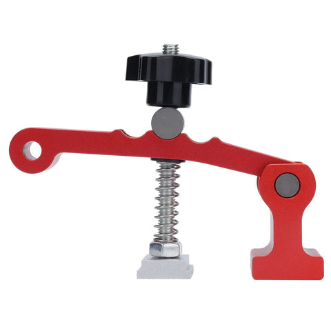 Must Have 6061 Aluminum T Track Hold Down Clamp Mini Stop Block for Woodworking and Metalworking, Quick Fixing Fixture, side view