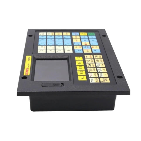 Close-up of Top-Notch Four Axis Controller Kit XC609MD panel for CNC machines, featuring various control buttons.