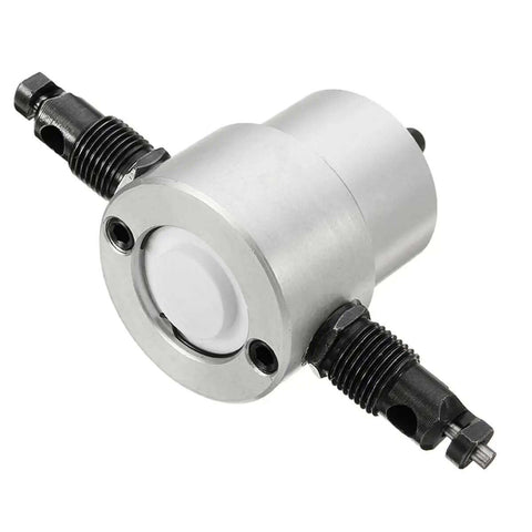 Double Headed Metal Nibbler Cutter For Drill With 360 Degree Adjustable Heads attachment