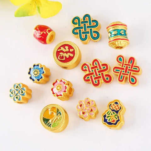 Snag These Dope Oil Drip Beads For DIY Jewelry Making With Ten Sand Gold Acrylic Bracelet Spacers And Necklace Earring Craft Findings To Level Up Your Creative Sessions. Colorful gold acrylic charm beads in various styles for jewelry.