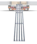 Heavy Duty Commercial Slide Conveyor 330 Lb Capacity Stainless Steel Roller Track Tool Free Expandable Cargo Unloading