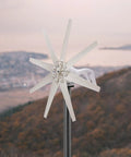 600W Wind Turbine Generator Kit 12V With 8 Blade Design Durable Nylon Blades Charge Controller Included Wind Power Generator For Marine And Home Use Hybrid Solar Wind System Ready