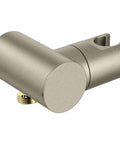 Brushed Nickel Drop Ell With Integrated Handheld Shower Holder Dope Upgrade for Your Bathroom Makeover 10 Degree Side Adjustment