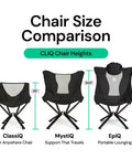Go To Ultra Lightweight Camping Chair For Outdoors Easy Fold Portable Lawn Chair with sizes 26, 34.5, 38.5 inches comparison