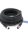 M12 A Code 12 Pin Male To Female Heavy Duty Flex Cable For Cognex Cameras Actuators Sensors Industrial Ethernet 10 Meter Length coiled