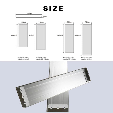 Two-pack aluminum boat bench seats with hook-latch ends; marine-grade, installed on boat frame.