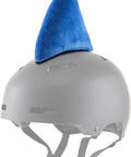 Totally Fun Shark Fin Helmet Accessory With Sticky Hook And Loop Fastener Adhesive For Any Helmet Not Included Plush Blue Fin attached