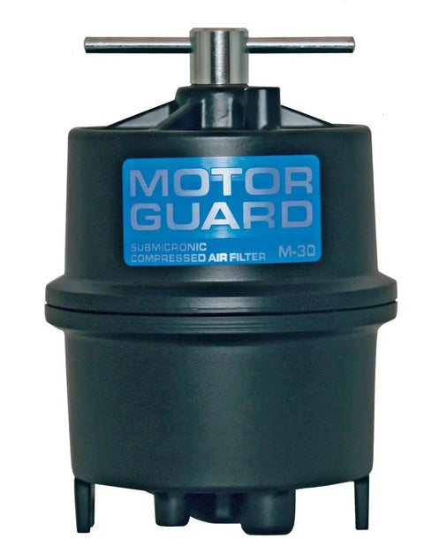 Clean Air Filter Kit With 1/4 NPT Port For Industrial Air Lines, 45 CFM Nominal, 0.01 Micron Filtration, Includes M-30 Filter