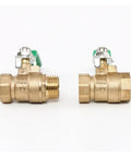 No Sweat 1/2 Inch Brass Ball Valve Male To Female Quick Turn Swivel Handle Drip Free Shut Off Pipe Fitting heavy duty plumbing valve