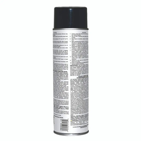 Back view of Rubber Flexx Waterproof Repair Sealant Spray Point And Spray To Seal Cracks Holes Leaks Corrosion And More Black 18oz