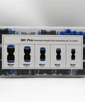 Get These 60pcs Pneumatic Push To Connect Fittings Kit With 4-12mm Pu Air Line Quick Couplers For Easy Tool-Free Assembly And Rock Solid Sealing That Slams It In Place Perfectly, 60-piece 4-12mm connector kit in plastic case