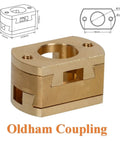 Sweet 18mm Oldham Coupler For CR10 S4 S5 And Ender 3 Pro V2 Printers To Upgrade Z Axis Smoothly With Durable Precision Parts That Rock On Any Build., brass 18mm oldham coupler with dimensions for 3D printer Z axis
