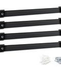 Heavy Duty 12 Inch Magnetic Tool Holder Strip 4 Pack with screws and wall anchors for garage tool organization.