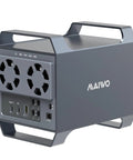 Heavy Duty Four Bay Hard Drive Enclosure With Usb C And Ten Gbps Speed For 3.5 Inch Sata Drives Packed With Dual Active Cooling Fans and USB-C ports