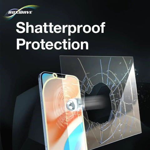 Top Tier 9H Hardness Screen Protector Compatible With Mileseey D9 Pro Laser Distance Meter Scratch Proof Flexible Film 2 Pack showing shatterproof design.