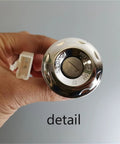 Close-up of Universal Motorcycle Ignition Key Switch With Power Lock for Motorcycles Scooters and Electric Bikes, detail view.