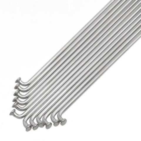 Stainless Steel Bike Spokes 270mm 14G Set With 14mm Nipples For Mountain And Road Bikes Rust Resistant And Durable Wheel Spokes 12 Pieces