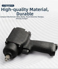 1/2 Inch Drive Pneumatic Air Impact Wrench Delivering A Massive 475Nm Torque Through Double Hammer Build Crafted From Resilient Chrome Vanadium Steel