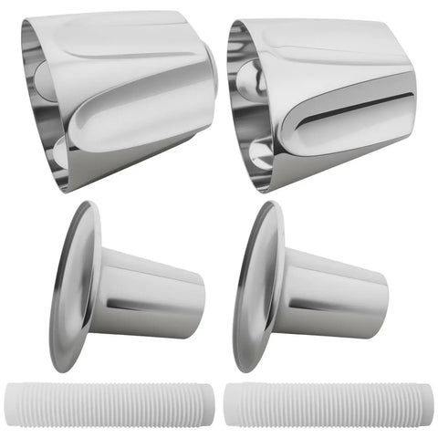 Stylish Polished Chrome Shower Knob 2 Piece Replacement Kit For Price Pfister Verve Tub Handles With 9.5mm Valves And Compact Design For A sleek Bathroom Upgrade, polished chrome set