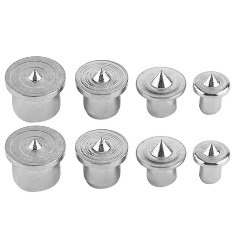 Steel Dowel Center Set Eight Pieces For Precise Hole Alignment In Woodworking Hollow And Solid Dowel Centers 6mm 8mm 10mm 13mm