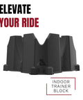 Indoor Bike Trainer Front Wheel Riser Block With Three Adjustable Heights To Level Up Your Front Wheel For Any Trainer