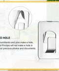 Sturdy Stainless Steel Cubicle Hooks Set For Fabric Panel Walls And Office Partitions Easy Coat Clips Picture Hangers
