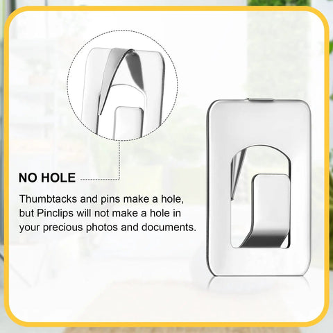 Sturdy Stainless Steel Cubicle Hooks Set For Fabric Panel Walls And Office Partitions Easy Coat Clips Picture Hangers