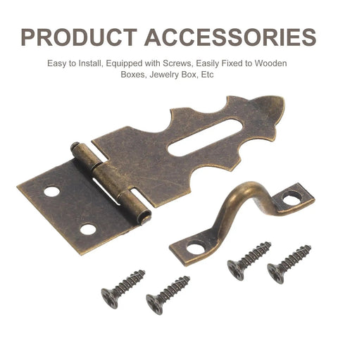 20 Pack Killer Wooden Case Latches For Rustic Jewelry Boxes And Decorative Storage Cases Featuring Ridiculously Strong Vintage Lock Clasp Hardware To Keep Your Sweet Goods Locked Up Tight
