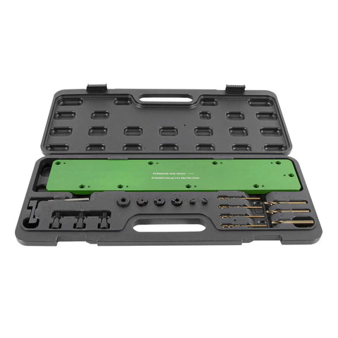 Effortlessly Rip Striped Or Snapped Exhaust Bolts In Record Time With This Heavy Duty Template Kit for Dodge 5.7L Hemi Engines