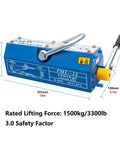 Heavy Duty Steel Magnetic Lifter With Hella Strong Neodymium Core And Smooth Safety Tilt Release Slide for secure hoisting.