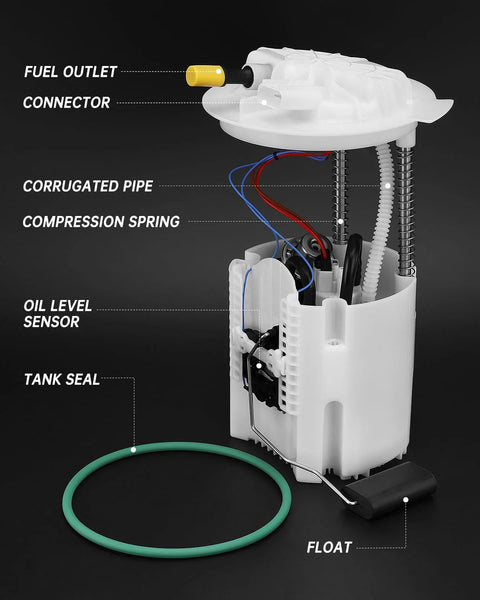 Electric Fuel Pump Module Assembly E7272M For 3.6L V6 Engines Fits Chrysler Town And Country, Dodge Grand Caravan, Ram CV
