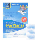 Ultra Soft Adult Ear Plugs For Airplane Travel To Prevent Ear Pain And Regulate Pressure Comfortable Flight Protection Three Pairs For Easy Reuse On Any Trip product packaging with three pairs visible.