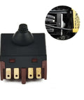 Push Button Switch For Angle Grinder 4 Inch Polisher Accessory Replacement, Heavy Duty On Off Switch For Power Tools