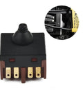 Push Button Switch For Angle Grinder And 4 Inch Polisher Replacement Power Tool Part Heavy Duty One Color Accessory Easy Install