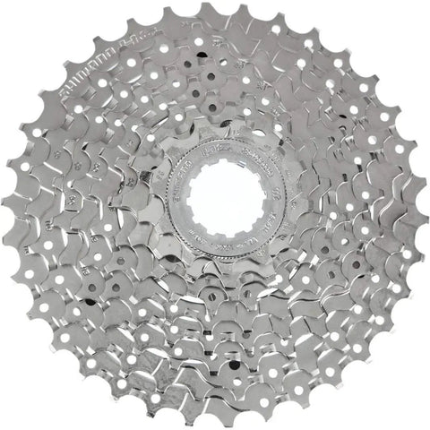 9 Speed Cassette 11-34T HG400 for MTB and Trekking Alivio M3100 Compatible Durable Silver Ni Ni Plated