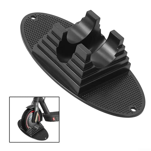 Smart Choice Electric Scooter Stand, black ABS, holds wheels 95-120 mm, upright garage organizer, space saving, tidy parking