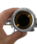 Close-up of the 1.5 Inch Farm Sprinkler Spray Gun 360 Degree Rotary with heavy duty zinc alloy build showing nozzle interior